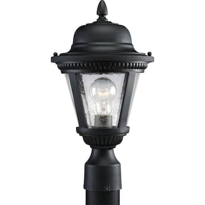Progress Lighting Merit Collection Black 1-light Post Lantern | The Home Depot Canada