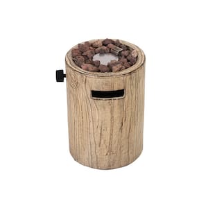 10 in. W x 14 in. H Round Portable Tabletop Fire Pit