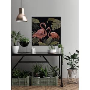 18 in. H x 18 in. W "Flamingo Sweetheart III" by Marmont Hill Printed Canvas Wall Art
