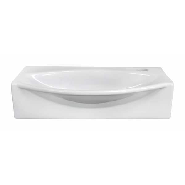 dizzy exposure lyrics Modern in White Ceramic Specialty/Novelty Vessel Sink Drain Included  16GS-31558 - The Home Depot