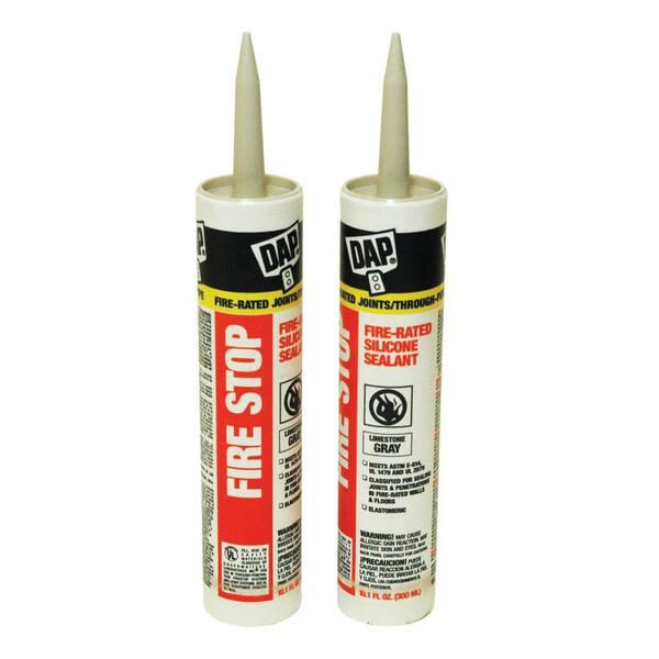 DAP Fire Stop 10.1 oz. Silicone Sealants (2-Pack)-DISCONTINUED