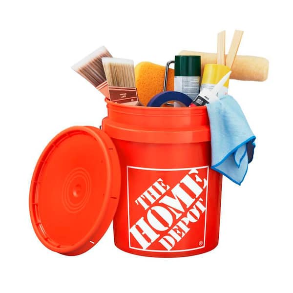 The Home Depot 5 Gallon Orange Homer Bucket 05GLHD2 - The Home Depot