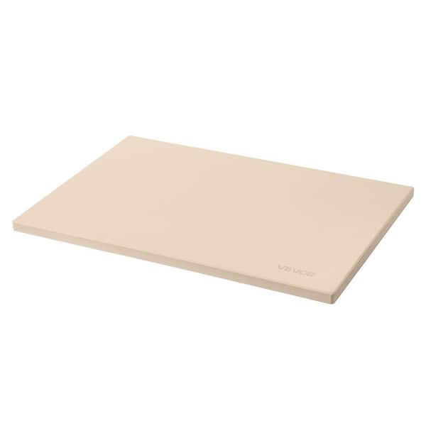 Pizza Stone 20 x 14 x 0.6 in. Rectangular Cordierite Baking Stone with Metal Peel Scraper, 1450°F Heat Resistant