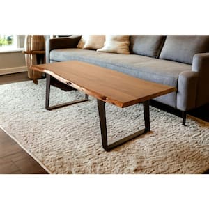 Mariana 54 in. Brown Rectangle Wood Coffee Table