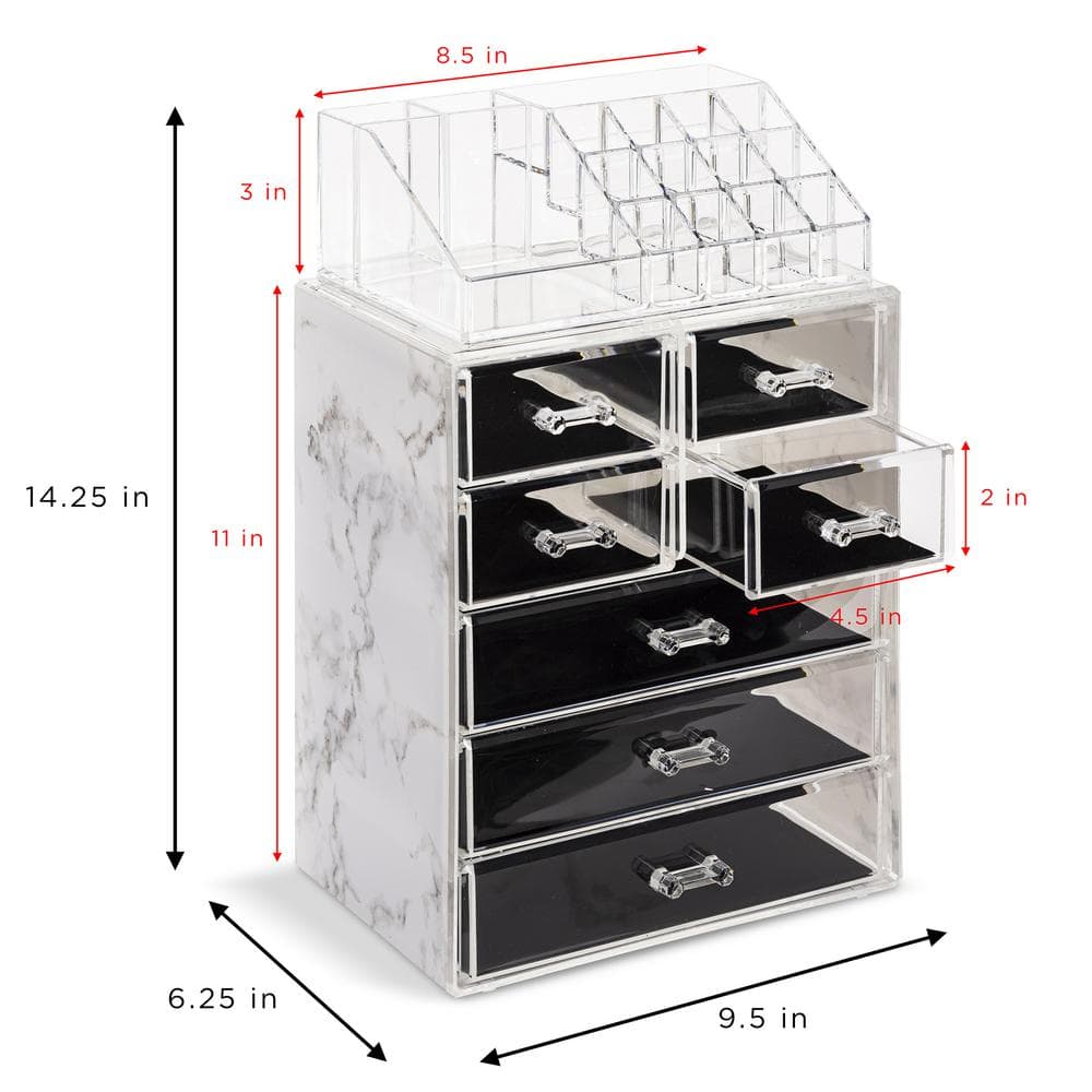 Sorbus 7-Drawer Makeup and Jewelry Storage Case 