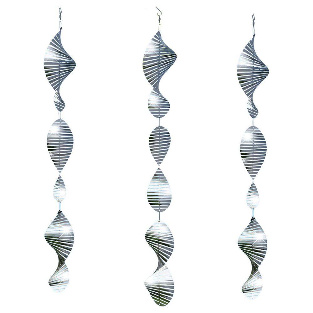 Highly Reflective 3D Wind Spinner Bird Deterrent Outdoor Garden Decor Bird Scare Device 3 pcs Set price history on PriceWatchPro