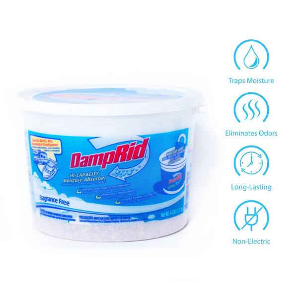 DampRid 4 lbs. Fragrance Free HiCapacity Moisture AbsorberFG50T The