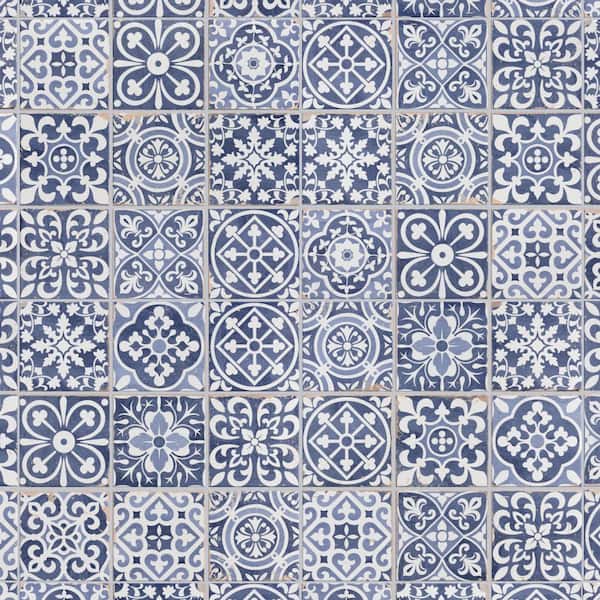 Merola Tile Faenza Azul 13 in. x 13 in. Ceramic Floor and Wall Tile (12.0 sq. ft./Case)