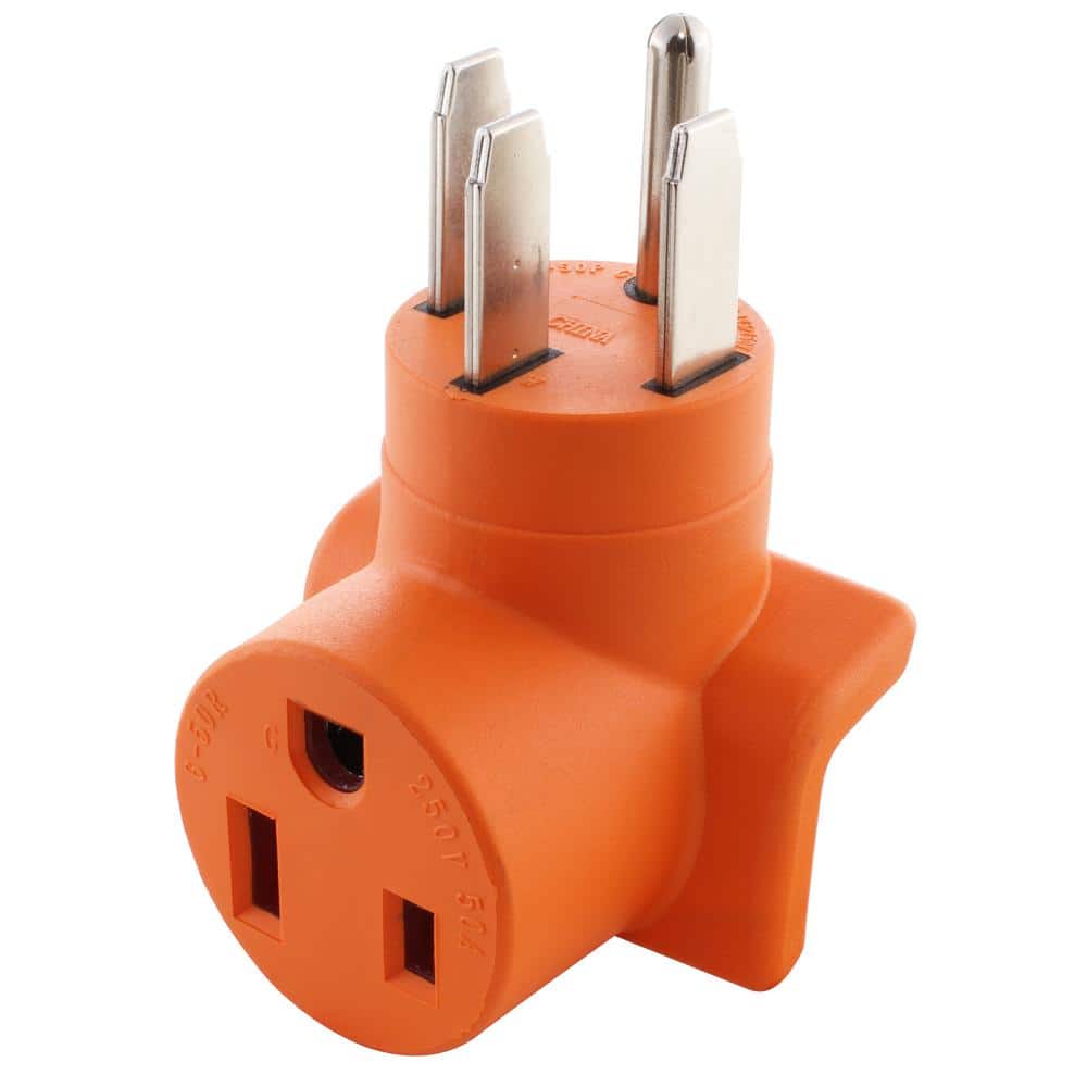 50 Amp RV/Range/Generator 14-50 Plug to 6-50R 50 Amp 250-Volt Welder Adapte