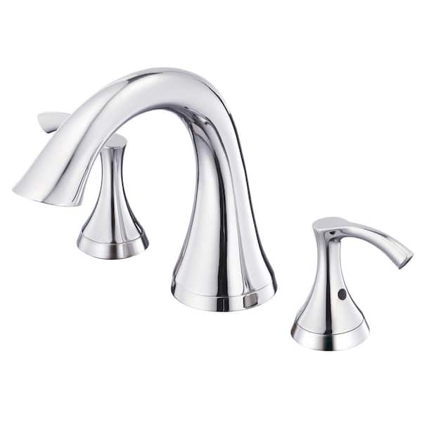Danze Antioch 2-Handle Roman Tub Faucet in Chrome Trim Only (Valve Not Included)