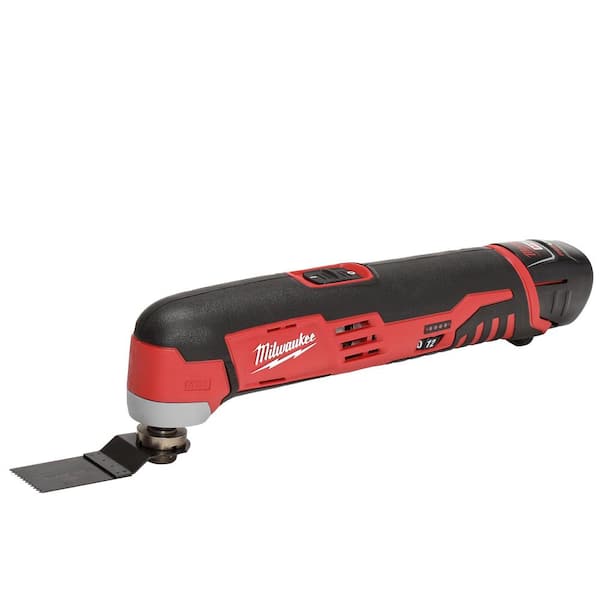 Milwaukee - M12 12V Lithium-Ion Cordless Combo Kit (5-Tool) W/ (3) 1.5Ah Batteries, Charger & Tool Bag