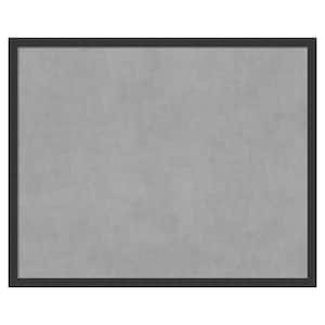 Mezzanotte Black 42 in. x 34 in. Framed Magnetic Board