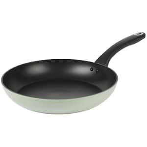 Everyday Bowcroft 11 in. Aluminum Nonstick Frying Pan in Sage Green