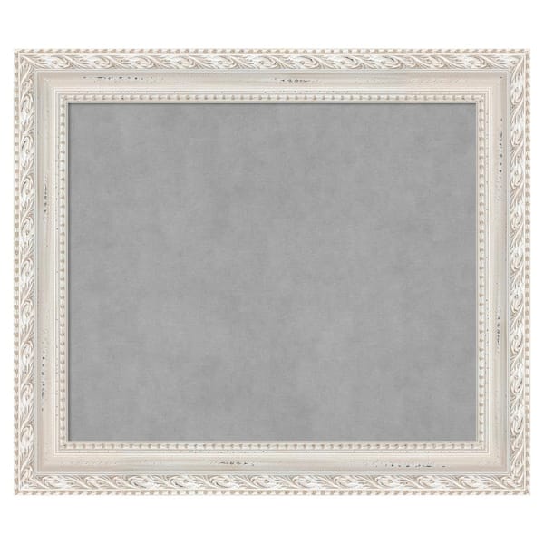 Amanti Art Opera Off White 30 in. x 26 in Framed Magnetic Board