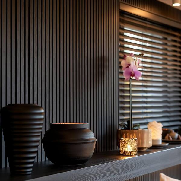 Ejoy 12.6 in. x 106 in. x 0.8 in. Acoustic Vinyl Wall Cladding