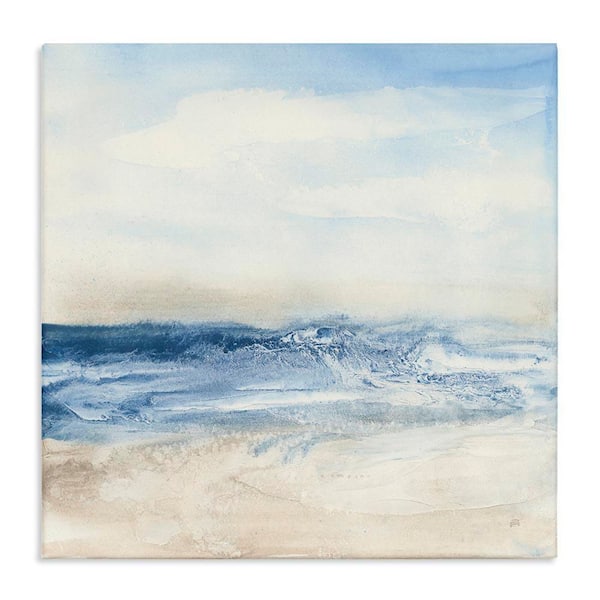 Stupell Industries Abstract Surf & Sand by Chris Paschke Unframed Coastal Graphic Art Print 30 in. x 30 in.