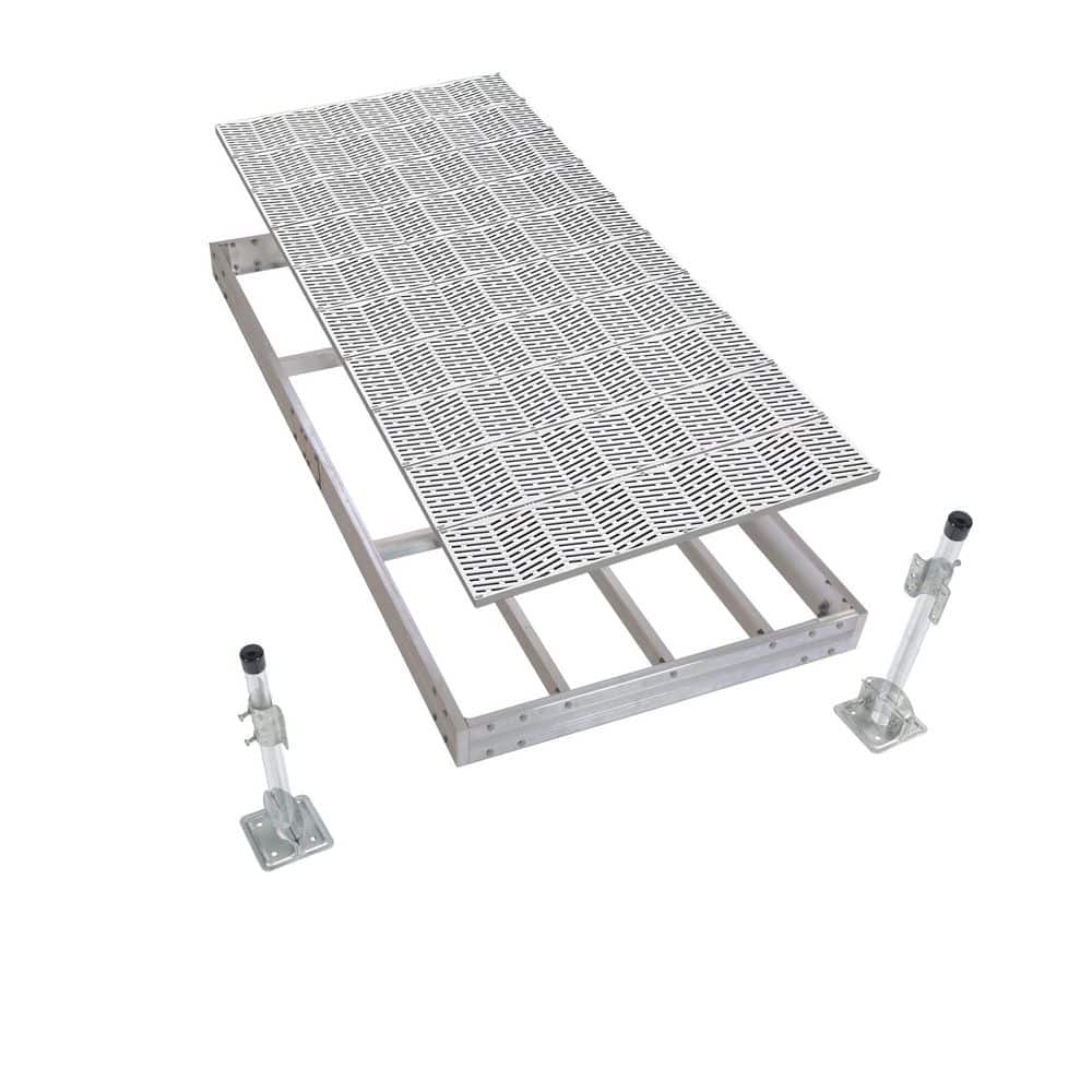 4 ft. x 40 ft. Aluminum Stationary Dock Kit w/ Signature Top -4 Section price history on PriceWatchPro