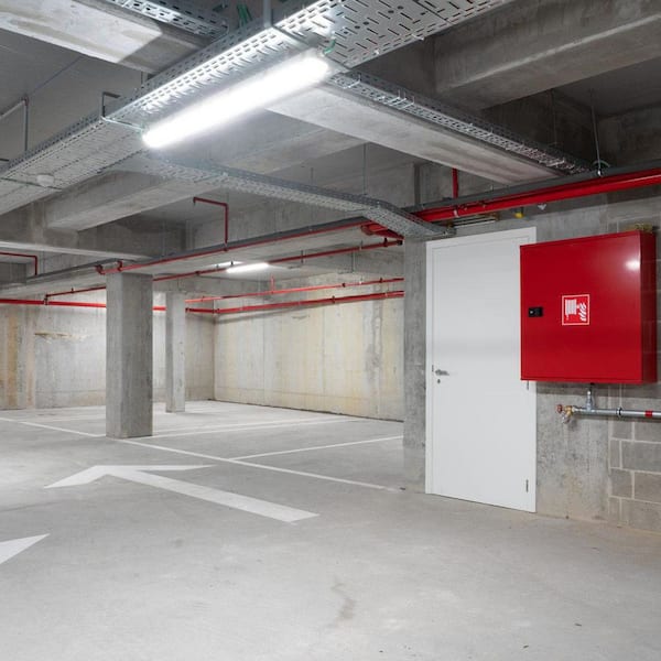 2-Pack 4 ft. White 150 Watt Equivalent Integrated LED Dimmable LED Vapor Tight fixture, CCT/Wattage/Lumen Selectable