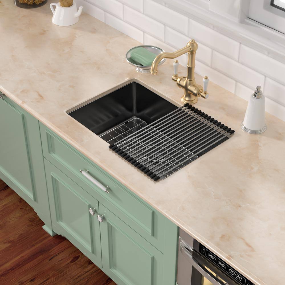 32'' Gunmetal Black Stainless Steel Undermount Kitchen Sink