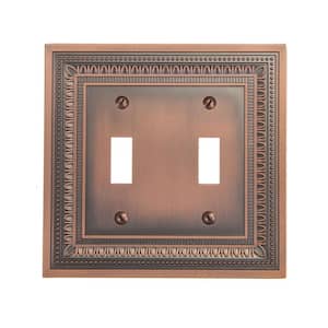 Copper 2-Gang Toggle Wall Plate (1-Pack)