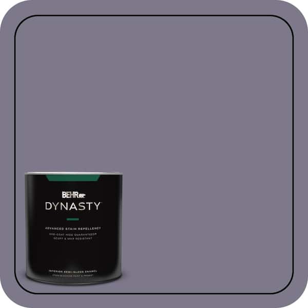 BEHR DYNASTY 1 qt. #N560-5 Solitaire One-Coat Hide Semi-Gloss Enamel Interior Stain-Blocking Paint and Primer