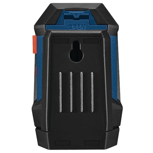 Bosch - 50 ft. Dual Power Battery Red Beam Self-Leveling Cross-Line Laser Level
