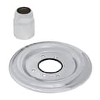American Standard 030243-0020A Escutcheon Cap – Polished Chrome, Durable Brass Construction With Retainer Ring For Faucet Trim