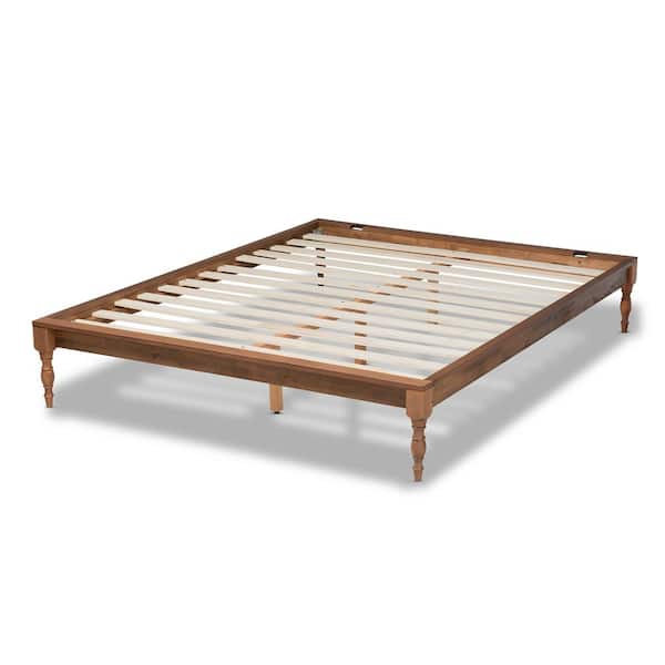 Romy Ash walnut Queen Bed Frame