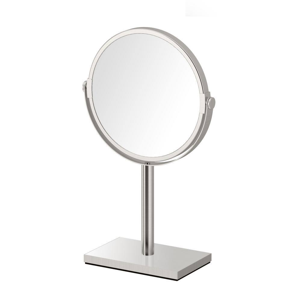 UPC 011296144224 product image for Gatco Modern Rectangle Base 12.5 in. Countertop 3x Magnification Makeup Mirror i | upcitemdb.com