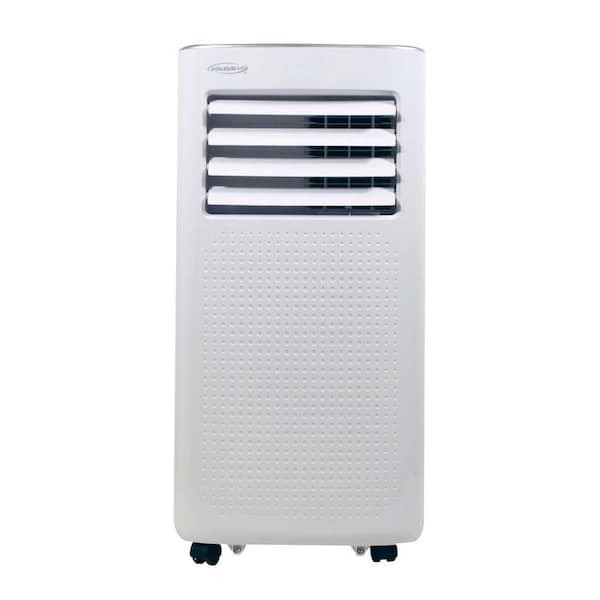 Soleus Air 8,000 BTU (5,000 BTU DOE) Portable Air Conditioner with Dehumidifier and Mirage Display in White