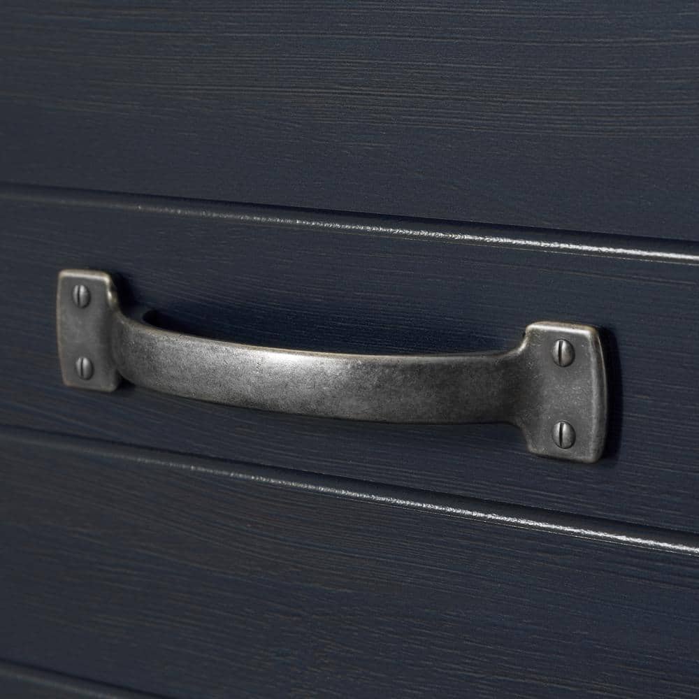 Blueberry Modern 1-Drawer Nightstand with Open Storage