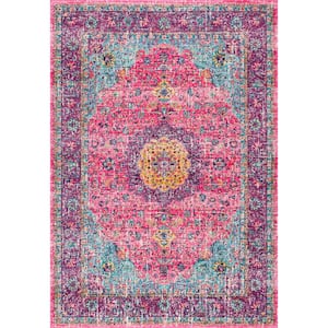 Verona Vintage Persian Pink Doormat 2 ft. x 3 ft.  Area Rug