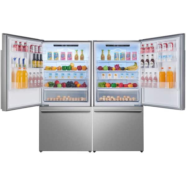 Forno Milano 2-Piece 62-Inch Freestanding Bottom Freezer