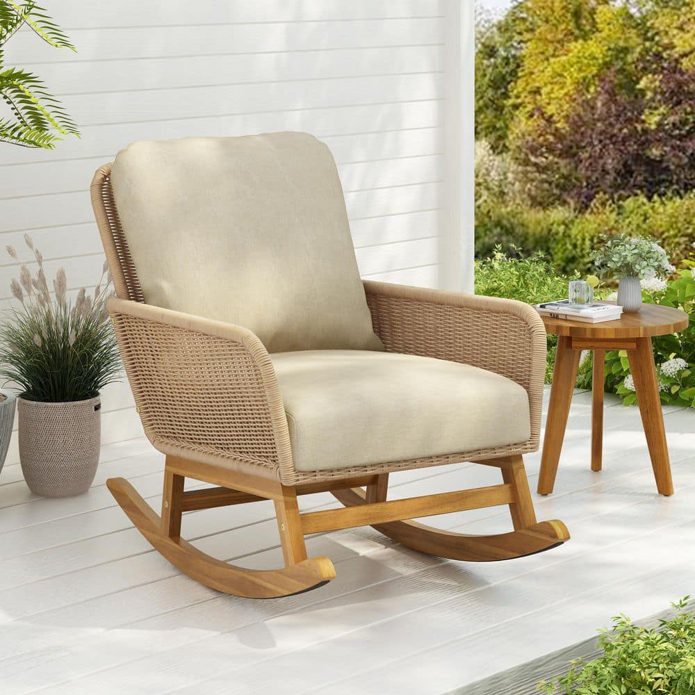 Angel Sar 42.52 in. x 24.8 in. x 31.5 in. Beige Modern Minimalist ...
