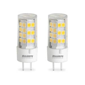 60 - Watt Equivalent Warm White Light T7 (GY6.35) Bi-Pin, Dimmable Clear LED Light Bulb 2700K (2-Pack)