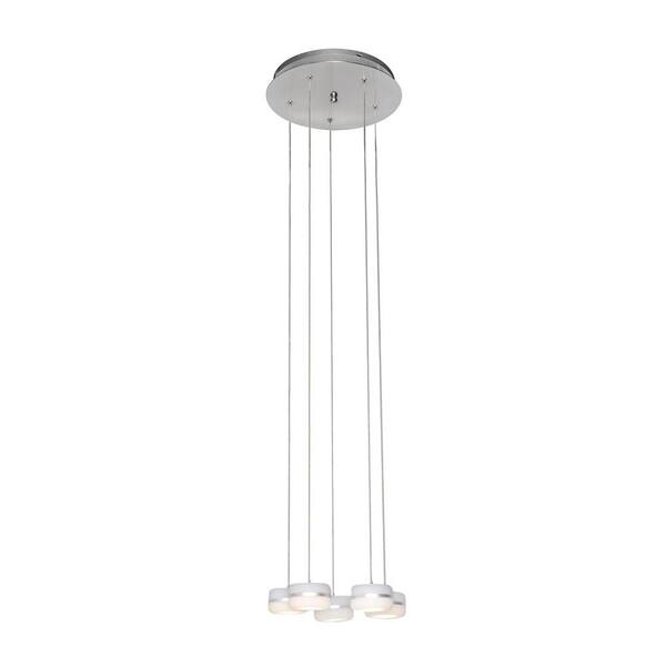 ET2 Mint 5-Light Polished Chrome LED Pendant