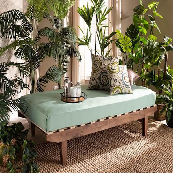 Brown Frame King Size Platform Bed, Durable Platform Bed for All Spaces, Space-Saving Modern Platform Bed