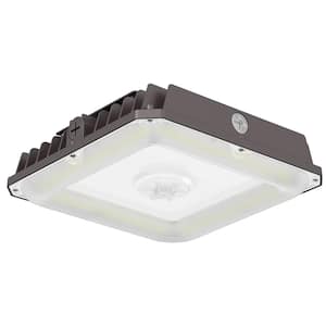 Casa 75- Watt Equivalent Integrated LED Bronze Area Light 5000K Adjustable CCT