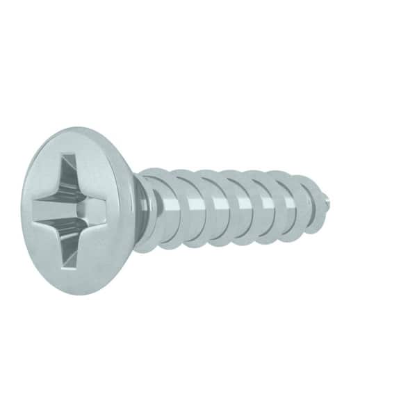 #9 x 3/4 in. Zinc Plated Phillips Flat Head Wood Screw (6-Pack)