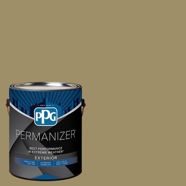 PERMANIZER 1 gal. PPG1112-6 Willow Tree Semi-Gloss Exterior Paint