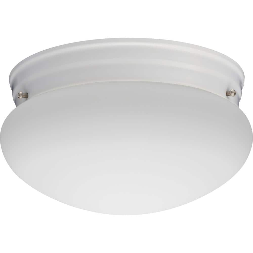 UPC 745975204342 product image for Essentials 1-Light White Flush Mount | upcitemdb.com