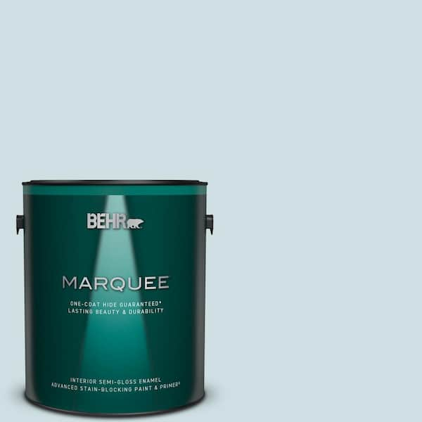 BEHR MARQUEE 1 gal. Home Decorators Collection #HDC-CT-16B Waterfall Semi-Gloss Enamel Interior Paint & Primer