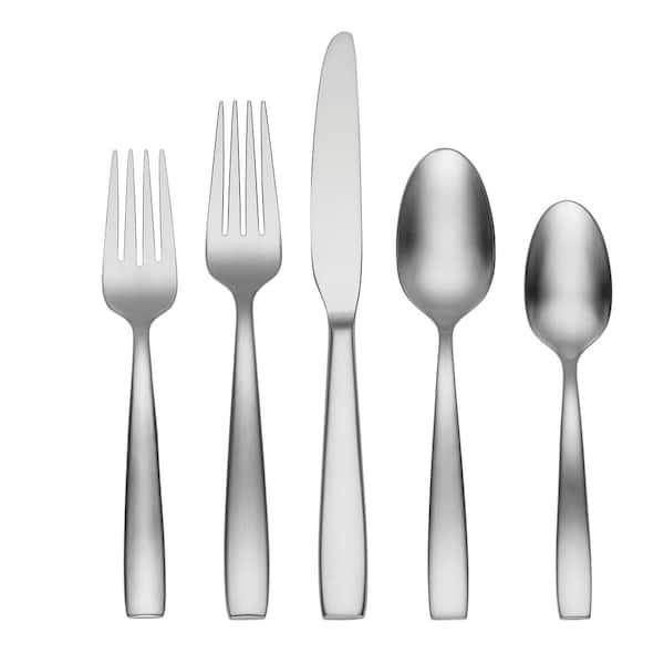 Oneida Ever Dine 45-Piece Silver 18/0-Stainless Steel Flatware Set (Service For 8)