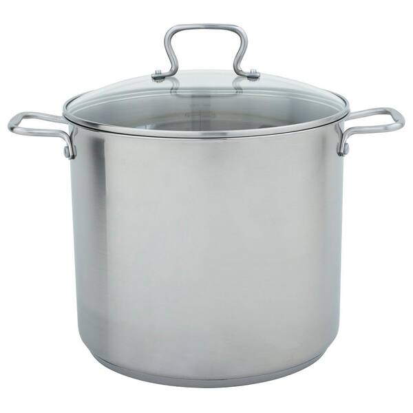 Range Kleen 16 Qt. Stock Pot in Stainless Steel with Lid