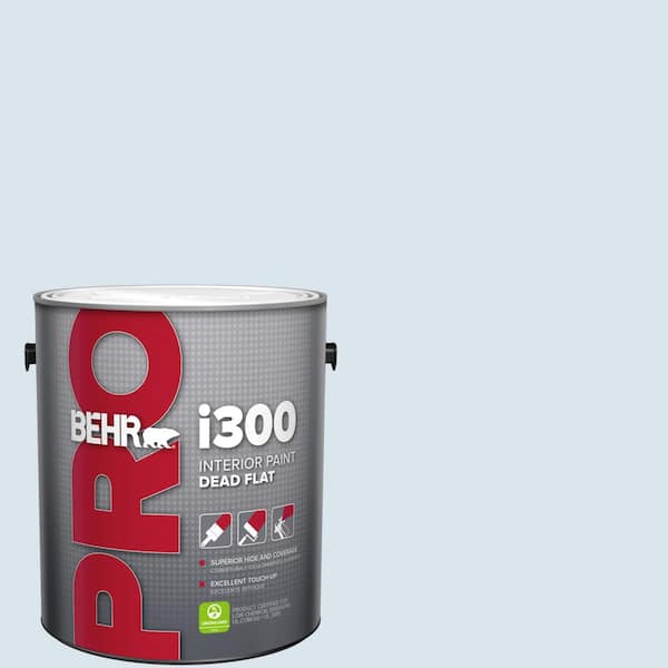 BEHR PRO 1 gal. #570C-1 Arctic Shadow Dead Flat Interior Paint
