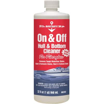 On and Off Hull and Bottom Cleaner for Fiberglass
