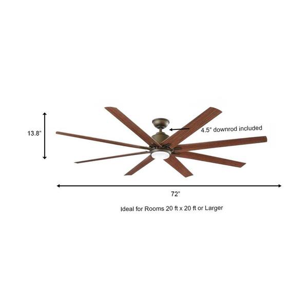 Kensgrove 72 in. LED Indoor/Outdoor Espresso Bronze Ceiling Fan with Remote Control Kensgrove 72 in. LED Indoor/Outdoor Espresso Bronze Ceiling Fan with Remote Control