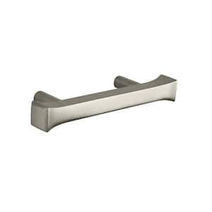 Memoirs Stately 3 in. (76 mm) Center-to-Center Vibrant Brushed Nickel Bar Pull