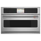 30 in. 1.7 cu. ft. Smart Electric Wall Oven and Microwave Combo with 120 Volt Advantium Technology in Stainless Steel