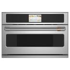 30 in. 1.7 cu. ft. Smart Electric Wall Oven and Microwave Combo with 240 Volt Advantium Technology in Stainless Steel